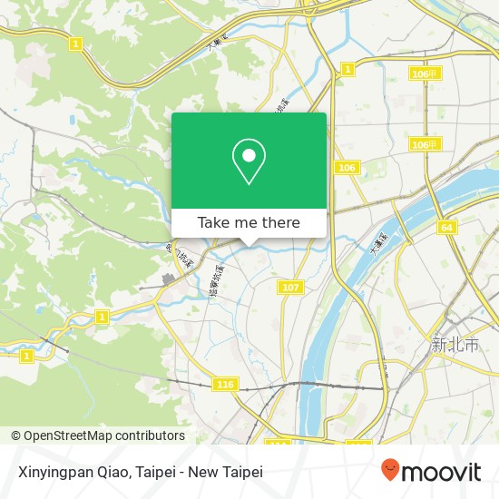 Xinyingpan Qiao map