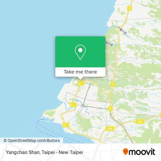 Yangchao Shan map