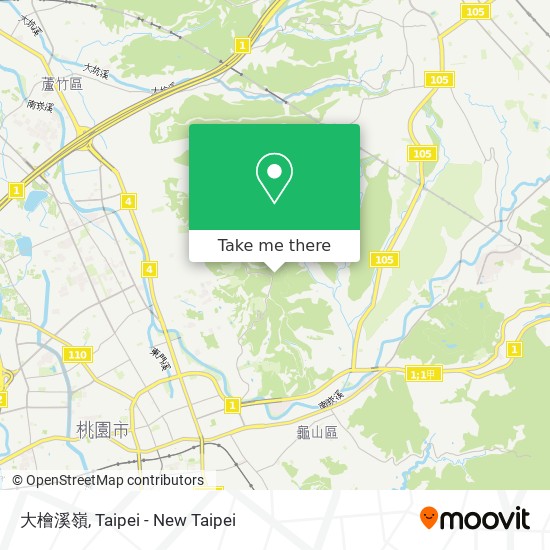 大檜溪嶺 map