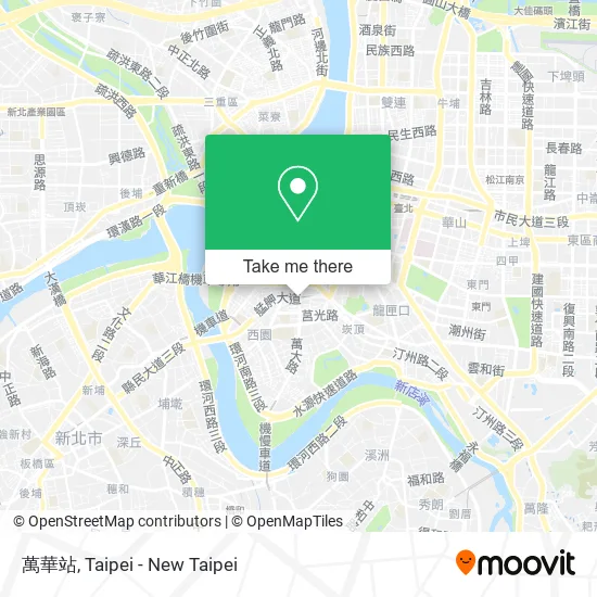 萬華站地圖