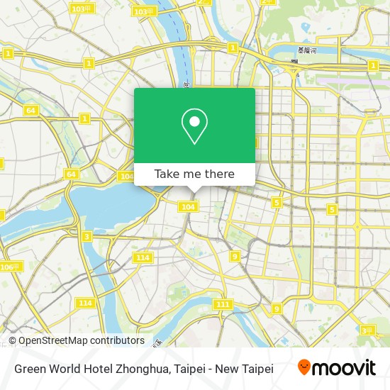 Green World Hotel Zhonghua map