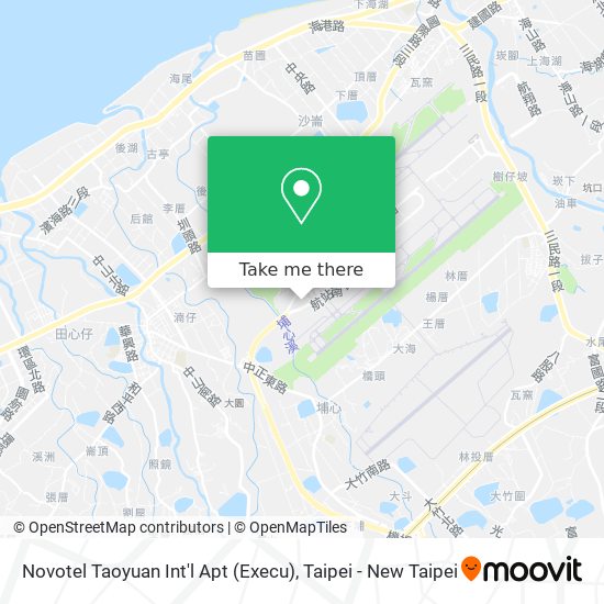 Novotel Taoyuan Int'l Apt (Execu) map