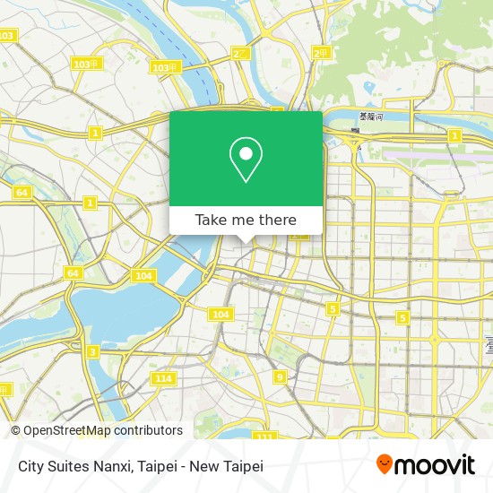 City Suites Nanxi map