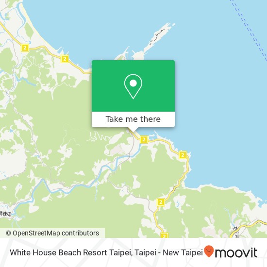 White House Beach Resort Taipei map