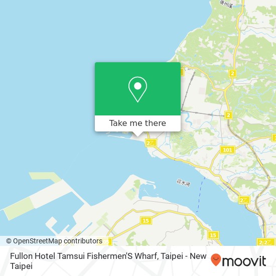 Fullon Hotel Tamsui Fishermen'S Wharf地圖