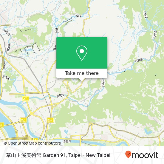 草山玉溪美術館 Garden 91 map
