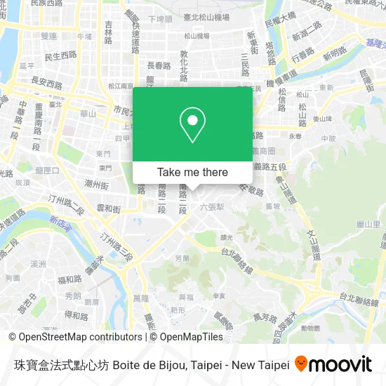 珠寶盒法式點心坊 Boite de Bijou地圖
