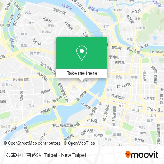 公車中正南路站 map