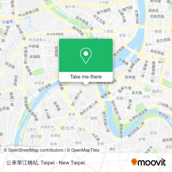 公車華江橋站地圖