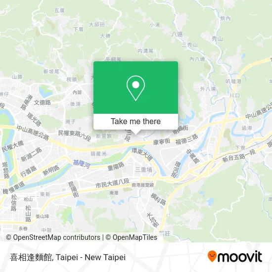 喜相逢麵館 map