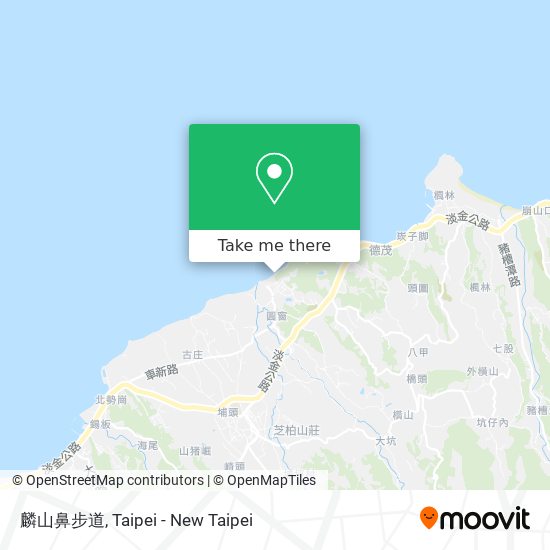 麟山鼻步道地圖