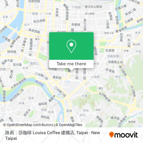 路易．莎咖啡 Louisa Coffee 建國店地圖