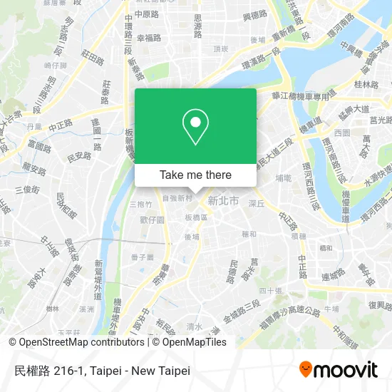 民權路 216-1 map