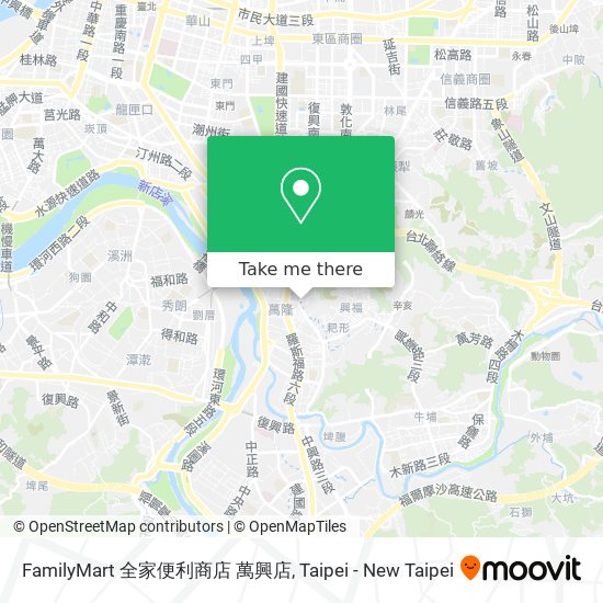 FamilyMart 全家便利商店 萬興店地圖