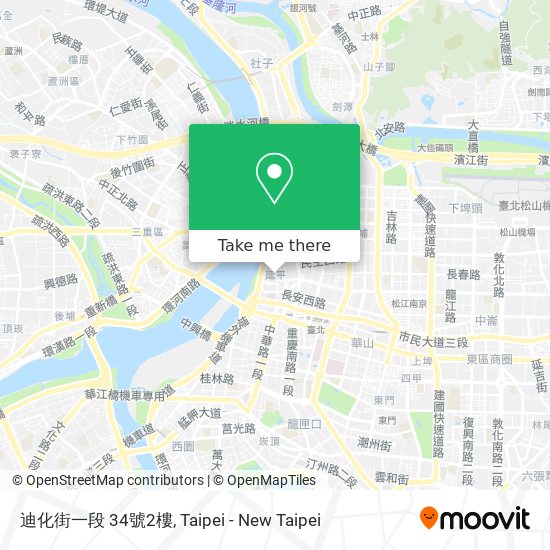 迪化街一段 34號2樓 map