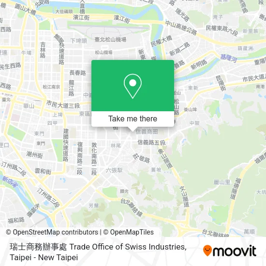 瑞士商務辦事處 Trade Office of Swiss Industries地圖