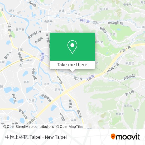 中悅上林苑 map