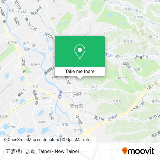 五酒桶山步道地圖