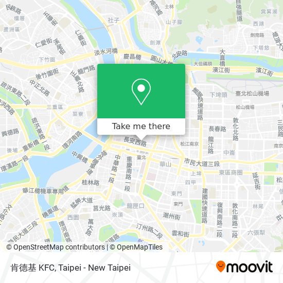 肯德基 KFC map