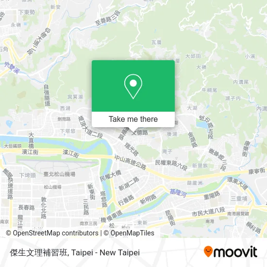 傑生文理補習班 map