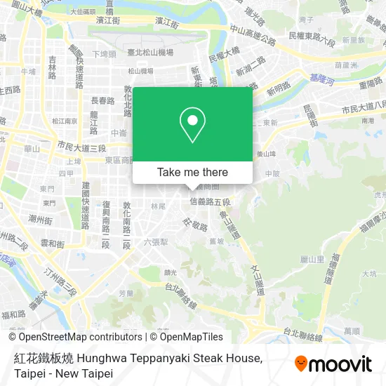 紅花鐵板燒 Hunghwa Teppanyaki Steak House map
