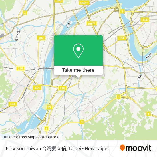 Ericsson Taiwan 台灣愛立信 map