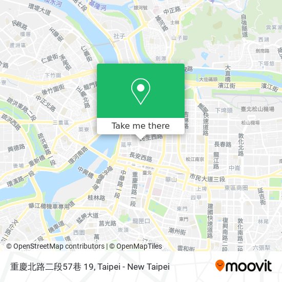 重慶北路二段57巷 19 map