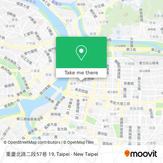 重慶北路二段57巷 19 map
