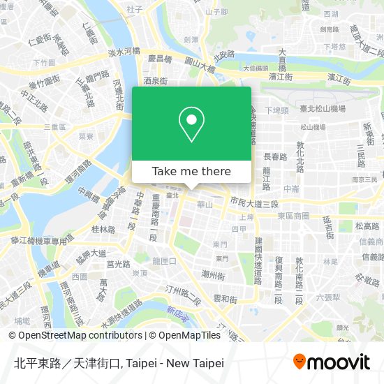 北平東路／天津街口 map