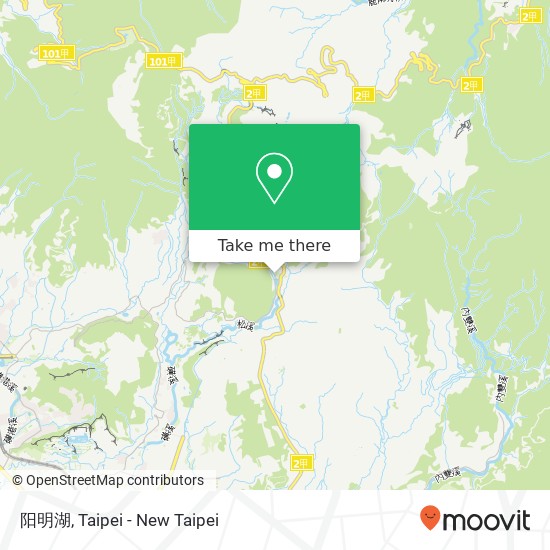 阳明湖 map