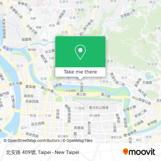 北安路 409號 map