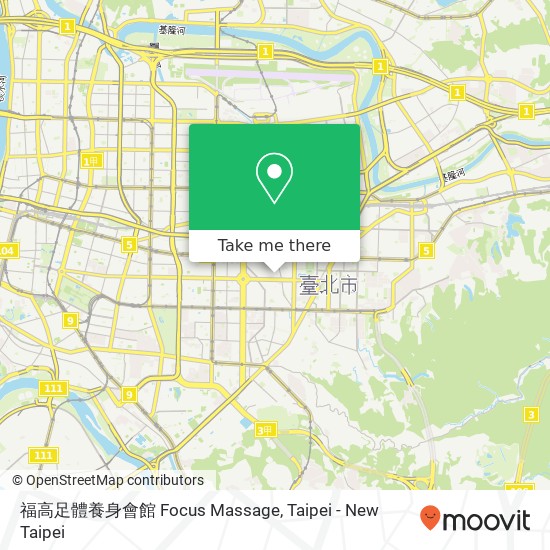 福高足體養身會館 Focus Massage地圖