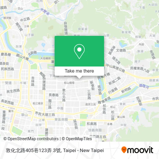 敦化北路405巷123弄 3號地圖