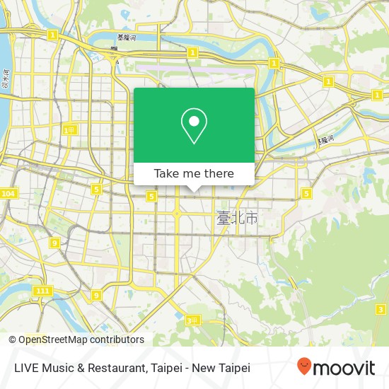 LIVE Music & Restaurant map