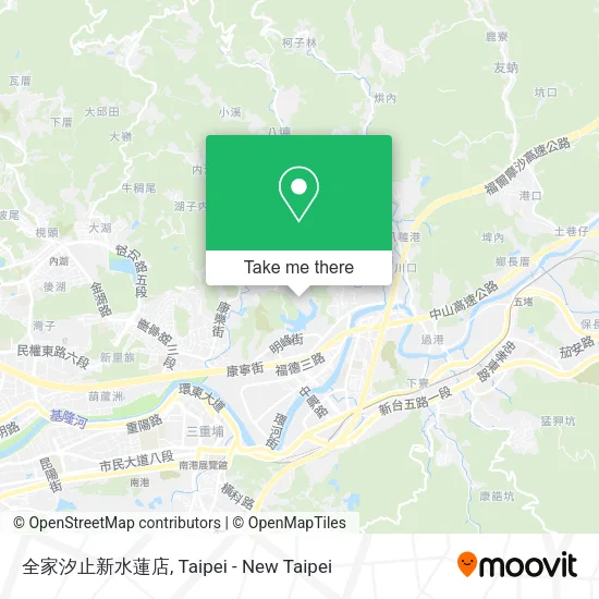 全家汐止新水蓮店地圖