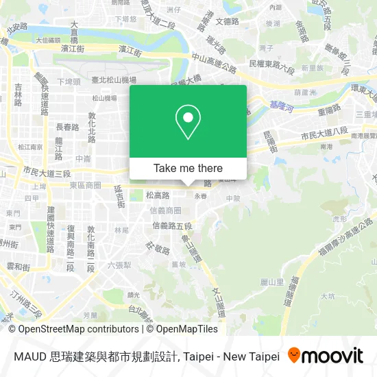 MAUD 思瑞建築與都市規劃設計地圖