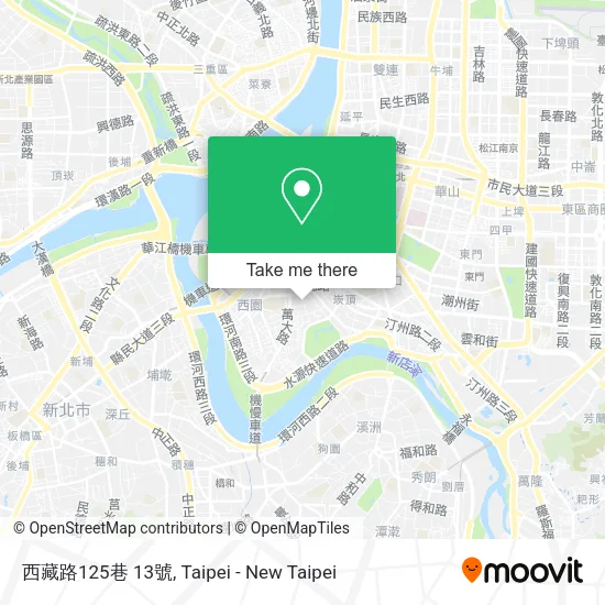 西藏路125巷 13號 map