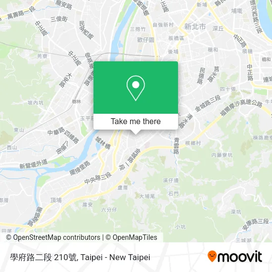 學府路二段 210號地圖