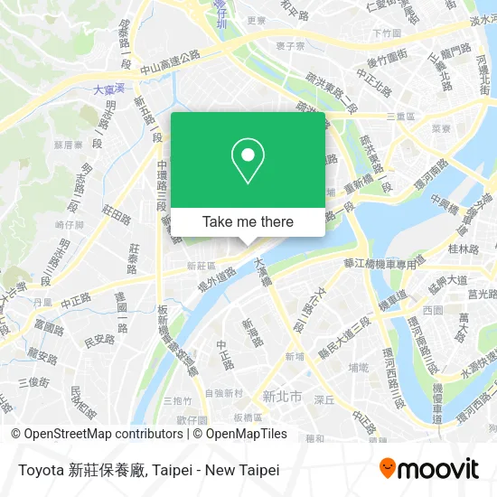 Toyota 新莊保養廠 map