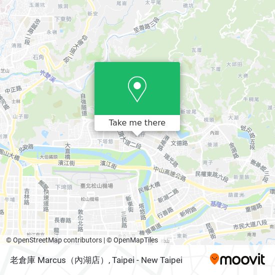 老倉庫 Marcus（內湖店） map