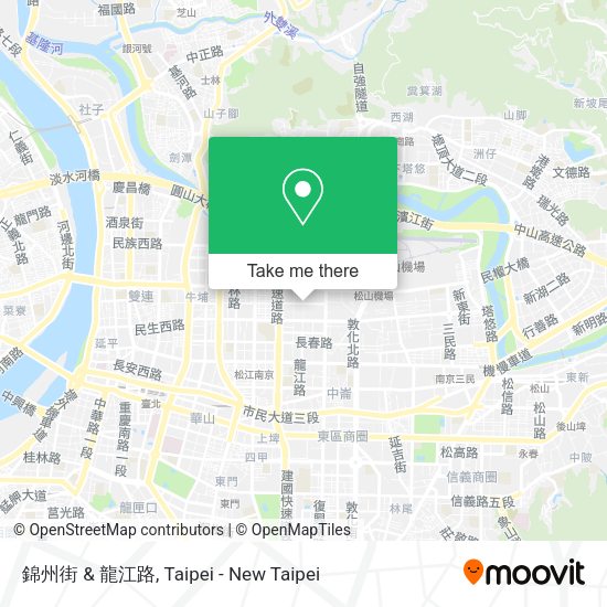 錦州街 & 龍江路地圖