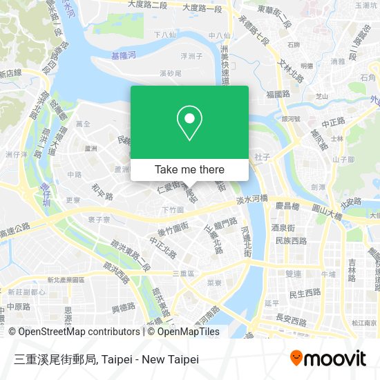 三重溪尾街郵局地圖