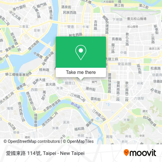 愛國東路 114號地圖