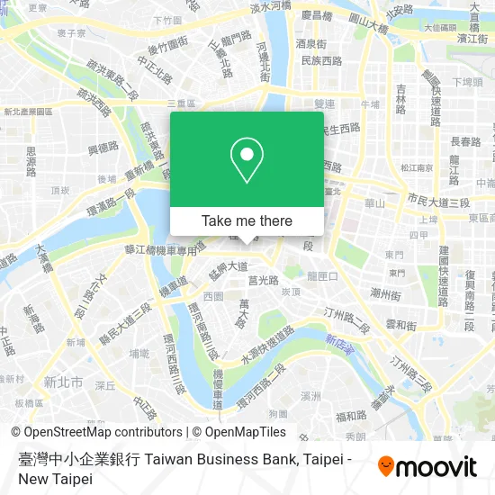 臺灣中小企業銀行 Taiwan Business Bank map
