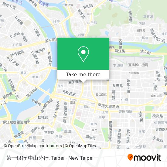 第一銀行 中山分行 map