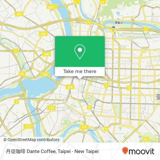 丹堤咖啡 Dante Coffee map