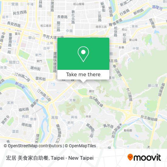 宏居 美食家自助餐 map