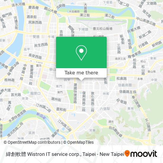 緯創軟體 Wistron IT service corp. map