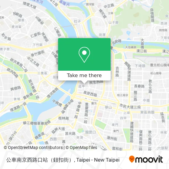 公車南京西路口站（鈕扣街） map