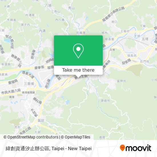 緯創資通汐止辦公區 map